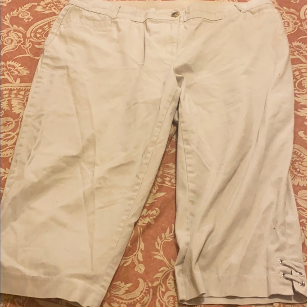 Ladies crop pants plus size